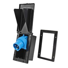 CEE Aussensteckdose schwarz