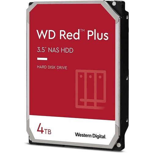 Red plus 4tb sata - 3,5", nas
