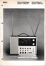 Service Manual-Anleitung für Braun T 1000 CD 