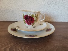 Sammeltasse 3tlg. Gedeck Rose