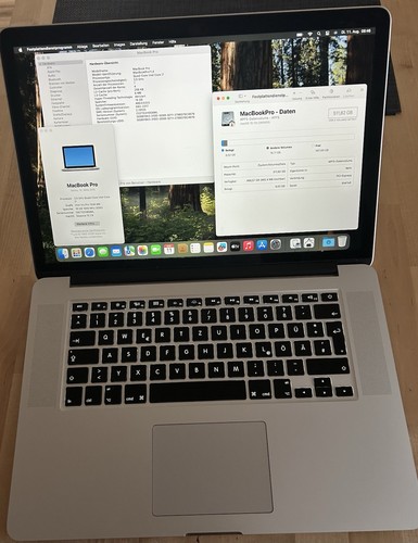 Apple macbook pro a1398 - macbook, mitte