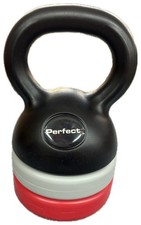 K-02409 Perfect Einstellbare Kettlebell mit Sieben Gewichtsstufen,schwarz B-WARE