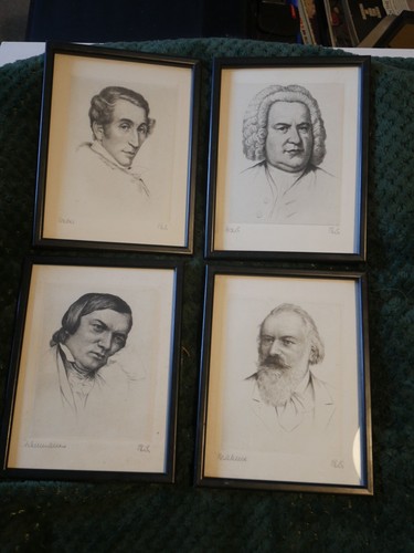 Signierte stiche weber - weber, bach