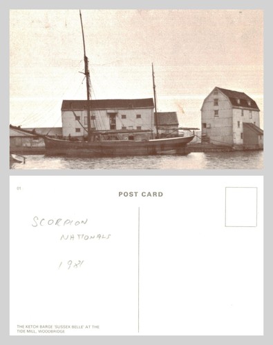 Postkarte der ketschkahn - postkarte,