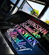  Wunschtext Aufkleber Name Werbung Auto Beschriftung 90 Farben 30cm