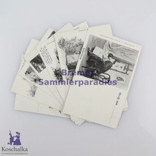 AK - Postkarten "Perlen Deutscher Poesie", Litho - Original, 8 Stück (E529)