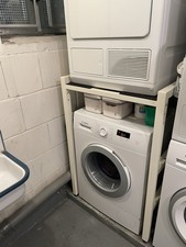 Stabiler Metall-Tisch für Waschsäule Waschmaschine/Trockner