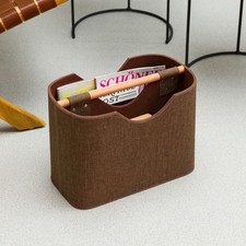 Zeitungsständer 40 cm Zeitschriften Aufbewahrung braun wohnfreuden