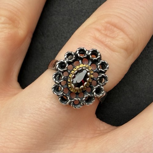 Vintage tracht ring - ring, silber