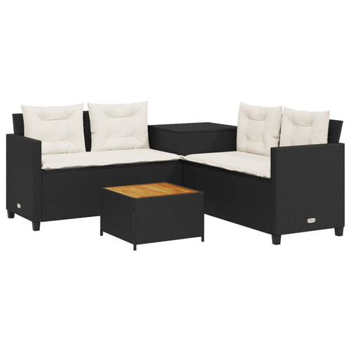 Gartensofa form mit tisch - gartensofa, in