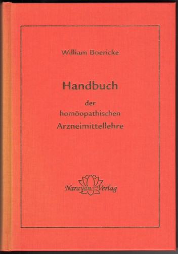 Boericke handbuch der - w, boericke: