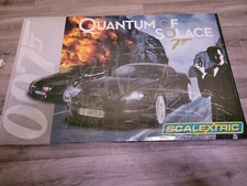 James Bond 007 Quantum of Solace Scalextric Rennbahn, Sammlerstück NEU