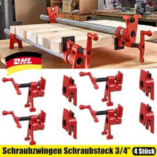 4x Satz 3/4" Schraubzwingen