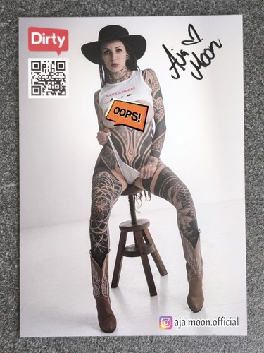 Aja moon original autogramm - original,