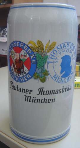 Bierkrug liter paulaner - 3,