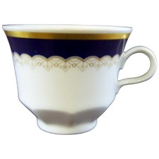 Kaffeetasse Tasse Goldrand Winterling Marktleuthen Kobaltrand mit eckig