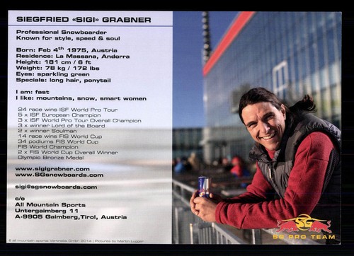 Sigi grabner autogrammkarte - sigi,