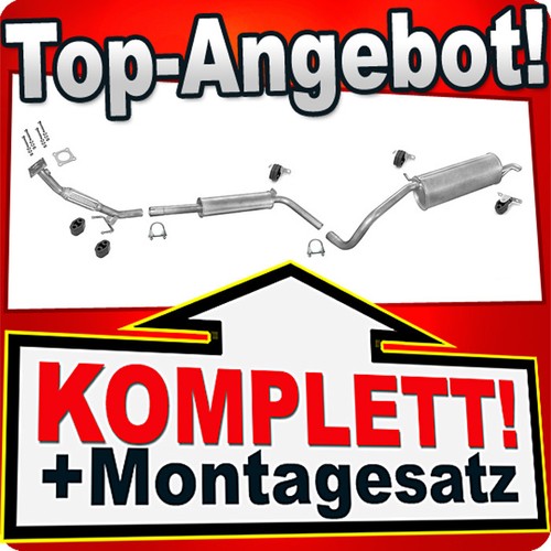 Auspuff für skoda fabia 4 - skoda, 1.4