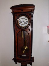 Wiener Regulator, Zweigewichter Wanduhr Pendeluhr H. Endler Sekundenzeiger