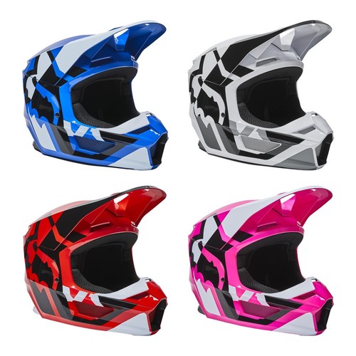 Motocross helm fox - v1, lux