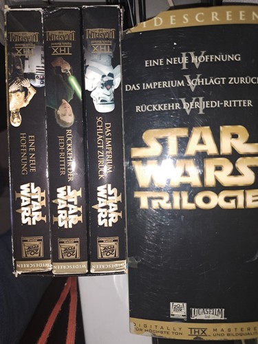 3vhs casetten starwars - 3vhs,
