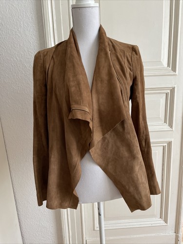 Zara echtlederjacke wildleder - zara,