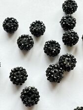 Schwarze Spinell Paar Hergestellt In Einer Blume Für Selten Schmuck Herzustellen