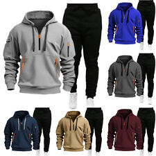 Herren Jogginganzug Trainingsanzug Sportanzug Sporthose Hoodie Tracksuit S-3XL