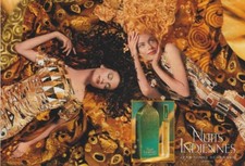 Papierwerbung - Indische Nächte von Jean-Louis Scherrer 2 Seiten