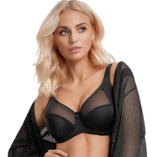 Bügel BH schwarz große