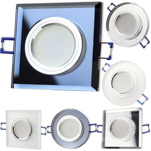 Led einbaustrahler set - 6x, glas