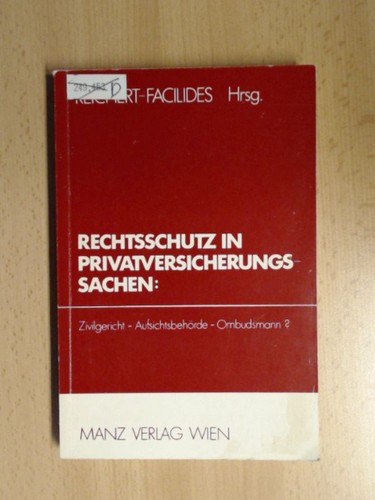 Rechtsschutz - , in