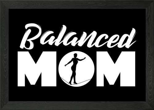 Balanced mom slackline mum - mom,