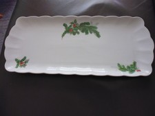 Porzellan Weihnachts Königskuchenplatte Seltmann Weiden