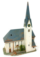 Kibri N 7024 Gebäude Kirche St. Höchstädt ca. 12,5 x 7,6 x 16,7 cm - N 1:160