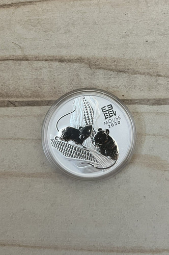 Silber lunar iii maus - 1, oz