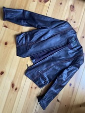 Damen Lederjacke Gr. 44 braun