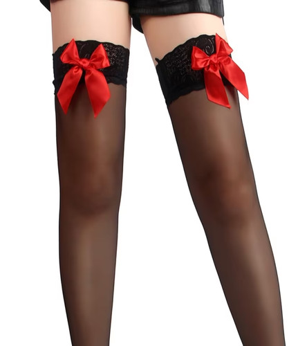 Dessous stockings mit schleife - mit,