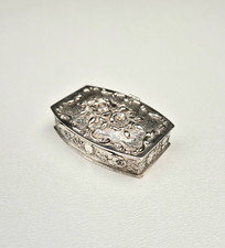 schöne rechteckige 835 Silber