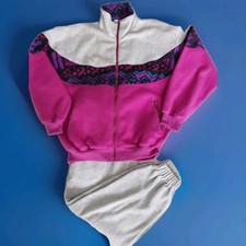 Sportanzug Vintage 90Jahre Swiss Design Skianzug Fleece Gr.M Winter Topzustand 