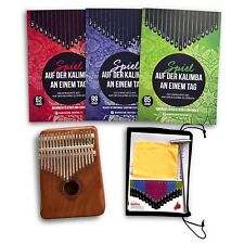 Spiel auf der Kalimba an einem Tag! Mega-Paket: Kalimba mit 17 Tasten + 3 Bücher
