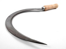 Handsichel Holzgriff Sichel