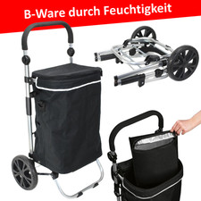 B-Ware Einkaufstrolley 40 L Alu Faltrahmen Trolley Tasche klappbar leightweight