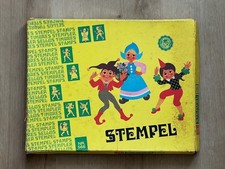 DDR Stempel-Spiel Famos Nr. 566 | 8 Figurenstempel und 1 Stempelkissen