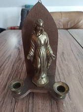 Maria Statue aus Messing