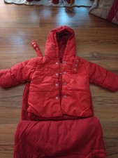 Baby winterjacke und fußsack - baby,