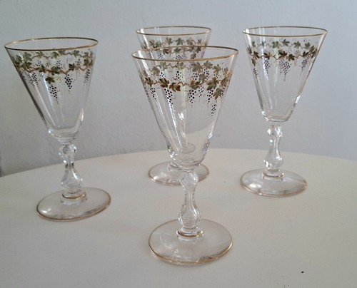 Edle vintage weingläser mit - 5,