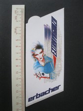 erbacher EXTRAVAGANZA Ski Ausrüster Wintersport Sport Sticker Aufkleber Werbung