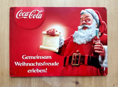 Coca cola metallschild - coca-cola,