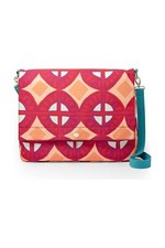 Fossil KEYPER MESSNGER RASBERRY Umhängetasche mit Zipper Polyester Rot ZB5761653